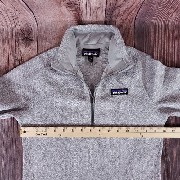Patagonia Better Sweater Womens size XXS gray 1/4 zip fleece sweater 25618 - Picture 10 of 13